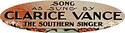 Sung by Clarice Vance -- 'The Southern Singer'