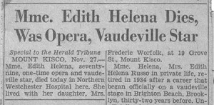 Edith Helena's obituary (d. 11-27-1956).