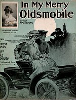 Sheet music to 'In My Merry Oldsmobile', 1905.